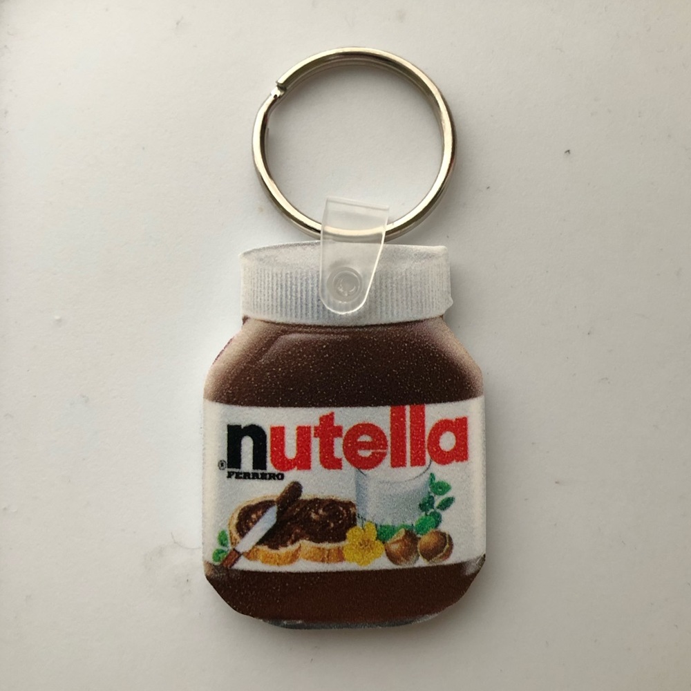 Nutella Silicon Keychain